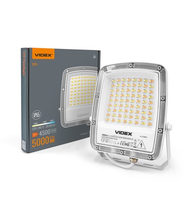 Projecteur LED 50W CCT - IP65, 3 couleurs de lumière, extérieur