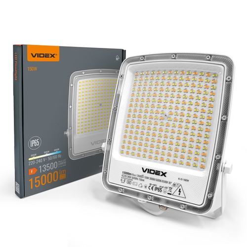 Projecteur LED 150W CCT - IP65, 3 températures de couleur, extérieur