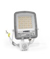 Projecteur LED 30W avec détecteur PIR - CCT, IP65, noir