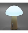 Lampe de table LED Mushroom rechargeable - RGB + 3000K, blanc froid, portable