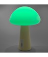Lampe de table LED Mushroom rechargeable - RGB + 3000K, blanc froid, portable