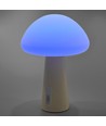 Lampe de table LED Mushroom rechargeable - RGB + 3000K, blanc froid, portable
