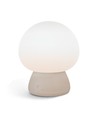Lampe de table LED Champignon rechargeable - RGB + 3000K blanc froid, portable