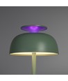 Lampe de bureau LED rechargeable avec bruit blanc - Blanc neutre + RGB, verte, source lumineuse incluse