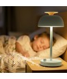 Lampe de bureau LED rechargeable avec bruit blanc - Blanc neutre + RGB, verte, source lumineuse incluse