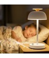 Lampe de bureau LED rechargeable avec bruit blanc - RGB+W, blanc neutre, portable