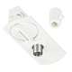 Douille pour rail monophasé - Blanc, 1F2W