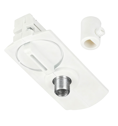 Douille pour rail monophasé - Blanc, 1F2W