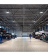 100W/150W/200W PLATEO 4 LED high bay, 155lm/W - IP65, 6500K, 0-10V dimmable, IK09, boîtier noir