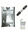 Applique murale FYRON Duo haut/bas, Noir - E27, IP54, extérieur