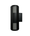 Applique murale FYRON Duo haut/bas, Noir - E27, IP54, extérieur