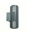 Applique murale haut/bas FYRON Duo, Gris - E27, IP54, extérieur
