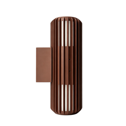 Applique murale haut/bas FYRON Duo, Coffee - E27, IP54, extérieur