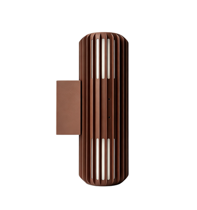 Applique murale haut/bas FYRON Duo, Coffee - E27, IP54, extérieur