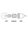 Adaptateur E40 vers E27