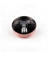 Pavillon en cuivre rouge - Ø12cm, hauteur 2,5cm, 1 trou, rosace de plafond