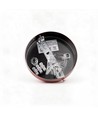 Pavillon cuivre rouge - Ø12cm, hauteur 2,5cm, 2 trous, rosace de plafond