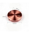 Pavillon cuivre rouge - Ø12cm, hauteur 2,5cm, 2 trous, rosace de plafond