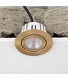 Spot LED encastrable 7W RA96 CCT + DimToWarm - dimmable, Perçage: Ø6,8 cm, Dim: Ø9,3 cm, or
