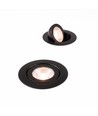 Spot encastrable 7W RA96 CCT + DimToWarm - Dimmable, Perçage: Ø6,8 cm, Dim: Ø8,3 cm, noir