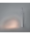 Lampe de table LED rechargeable int/ext - Blanc, 40cm, dimmable 3 niveaux, IP44