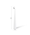 Lampe de table LED rechargeable int/ext - Blanc, 40cm, dimmable 3 niveaux, IP44