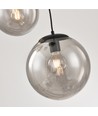 Altea 5xE27 grande suspension grappe pour entrée, noir - Ø40, sans source lumineuse