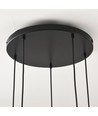 Altea 5xE27 grande suspension grappe pour entrée, noir - Ø40, sans source lumineuse