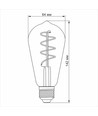 Ampoule LED filament E27 5W ST64 - Blanc très très chaud, dimmable