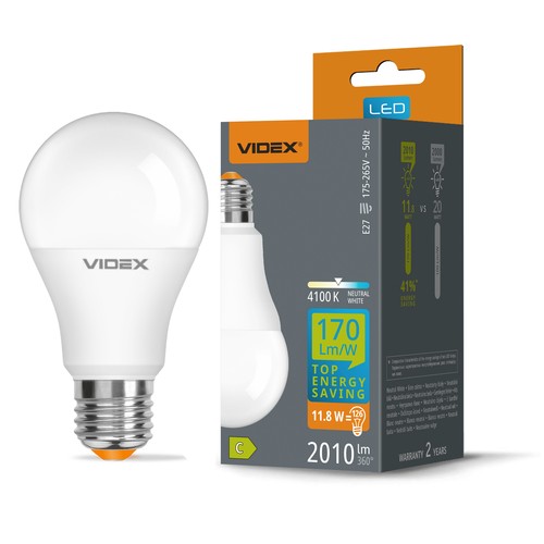 Ampoule LED E27 11,8W - A60, blanc neutre