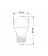 Ampoule LED E27 4,9W G45 - Blanc neutre
