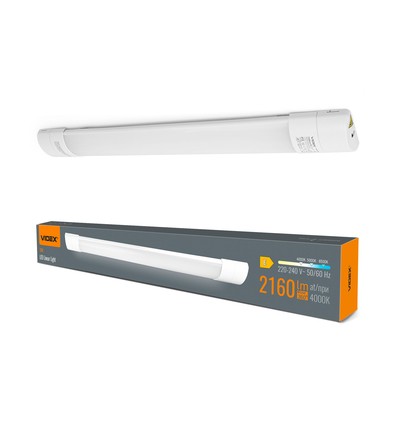 Réglette LED 18W BN02 - CCT, luminaire complet