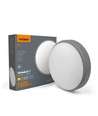 Plafonnier LED 20W avec détecteur de mouvement - 5CCT, bord blanc