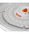 Plafonnier LED 20W avec détecteur de mouvement - 5CCT, bord blanc