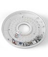 Plafonnier LED 20W avec détecteur de mouvement - 5CCT, bord blanc