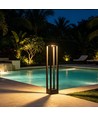 Borne LED 60cm RGB+CCT - Noir, 8W, IP65, compatible Zigbee Hue