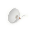 Suspension BIRK Blanc Ø24cm - Douille E27, câble 2m, métal / bois