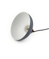 Suspension BIRK Gris Ø19cm - Douille E27, câble 2m, métal / bois