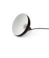 Suspension BIRK Noir Ø24cm - Douille E27, câble 2m, métal / bois