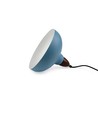 Suspension BIRK Bleu Pétrole Ø19cm - Douille E27, câble 2m, métal / bois