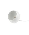 Suspension blanche Ø20cm - Douille E27, câble 2m, métal