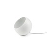 Suspension blanche Ø20cm - Douille E27, câble 2m, métal