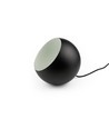 Suspension Noire Ø20cm - Douille E27, câble 2m, métal