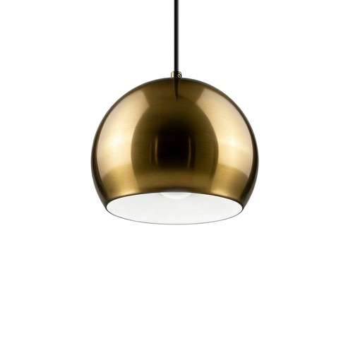 Suspension GLOBE Laiton Ø20cm - Douille E27, câble 2m, métal