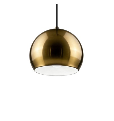 Suspension laiton Ø20cm - Douille E27, câble 2m, métal
