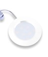 3 spots Reco68 dimmables, blanc mat - Choisissez alimentation RF/WiFi/Zigbee (télécommande incl.)