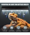 Lampe terrarium 60-80cm UVA/UVB - 12,6W, pour reptiles etc.