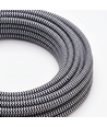 Câble textile 5m 2x0,75 mm² - 230V, noir