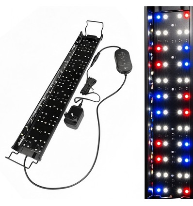 Lampe terrarium 80-100cm UVA/UVB - 18,4W, pour reptiles etc.