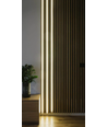 Kit LED 120cm pour Panneau Acoustique, noir - Lot de 2 Bandes LED CCT avec Alimentation 60W - WiFi ou RF